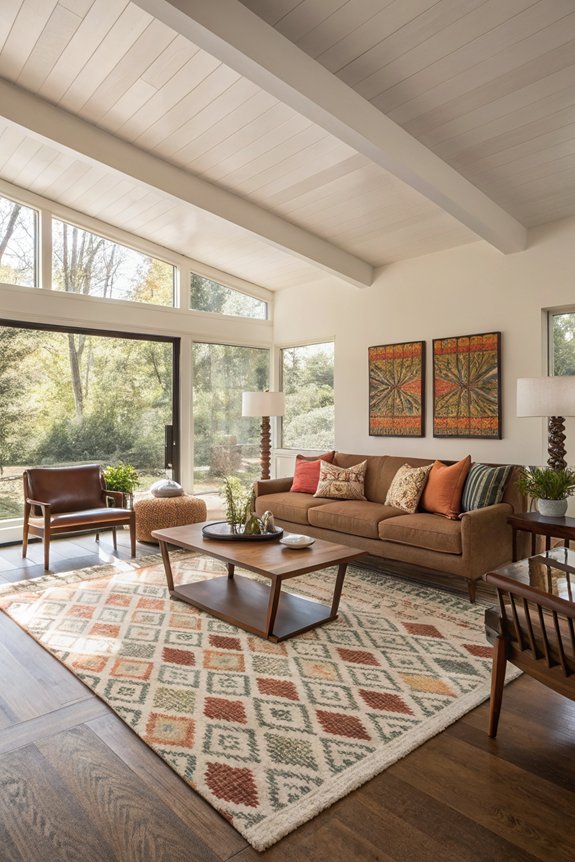 layer rugs for warmth