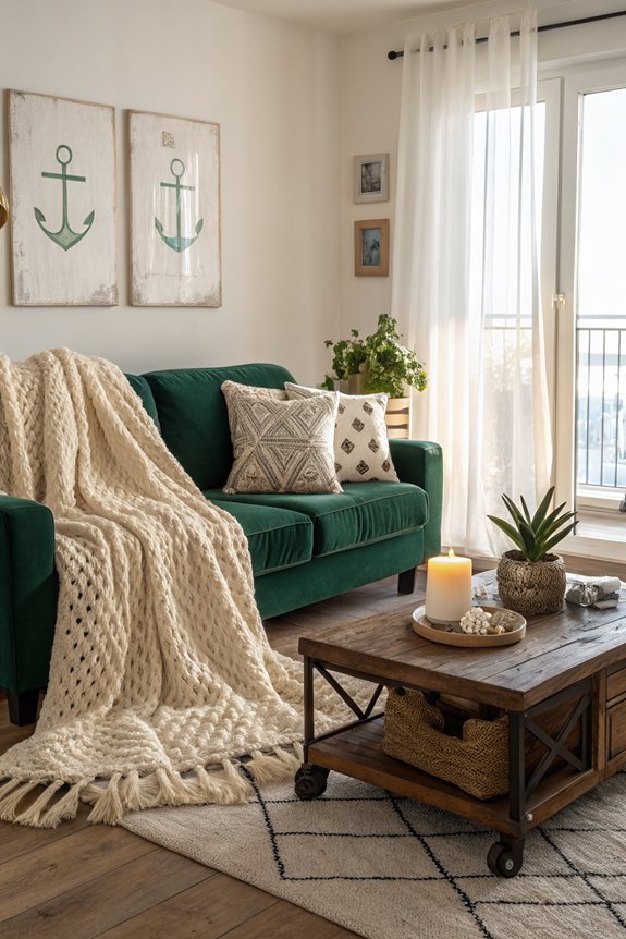 layer warm textiles invitingly