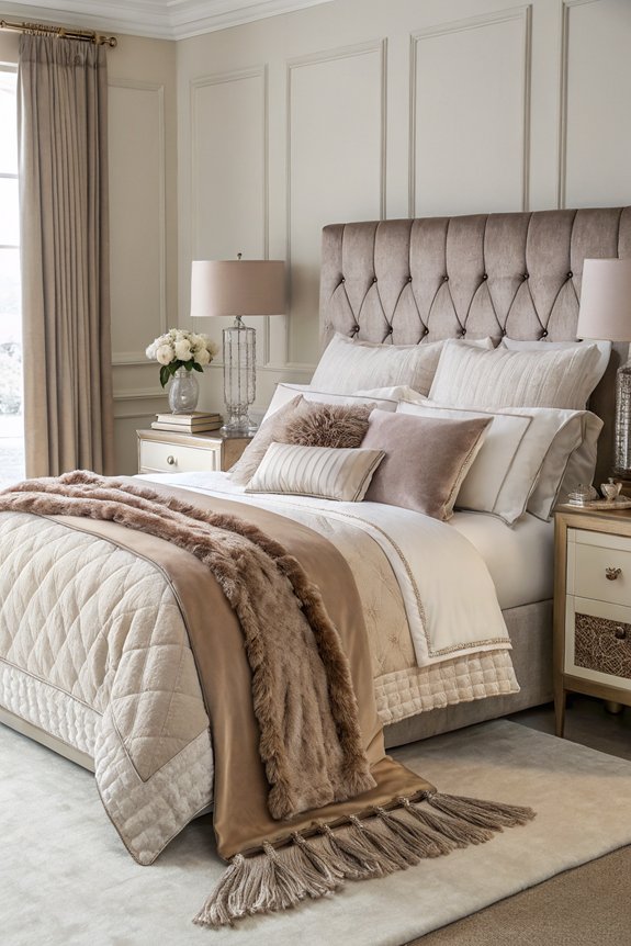 layered bedding for comfort