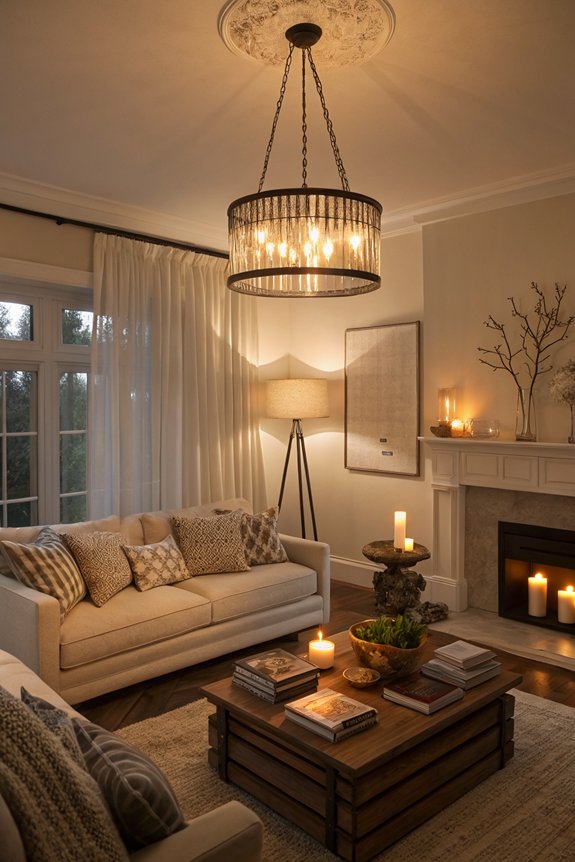 layered lighting creates warmth