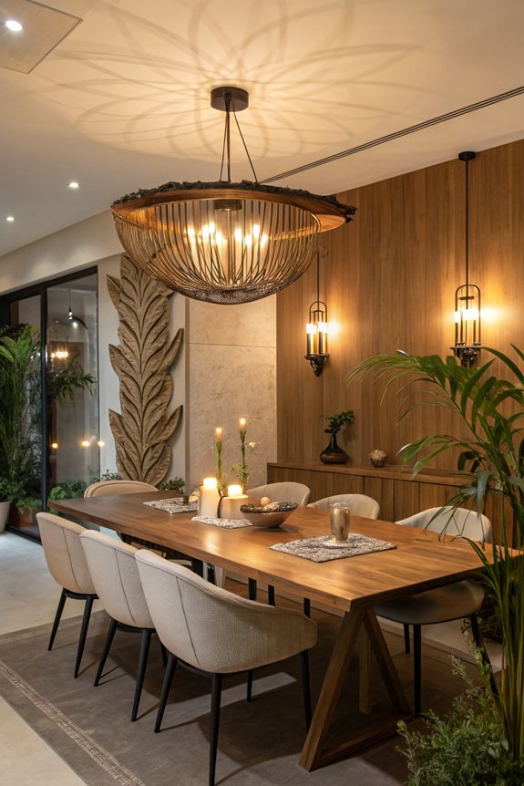 layered lighting for coziness