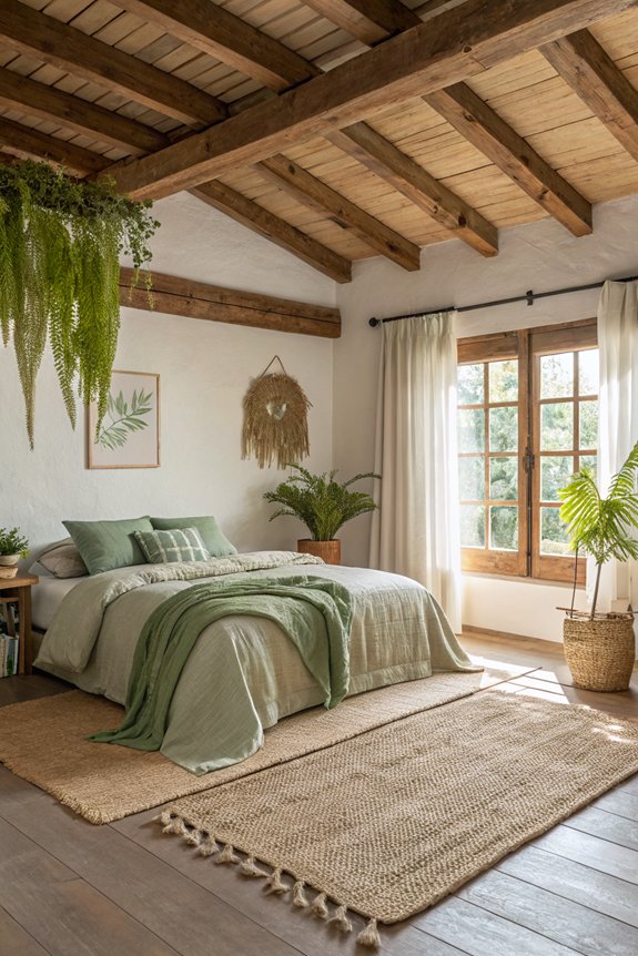 layered rugs for warmth
