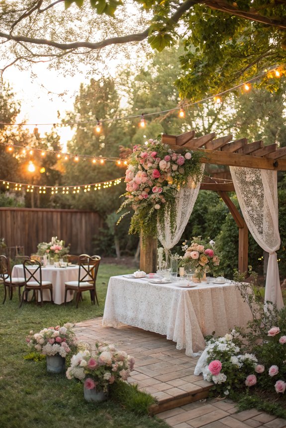 lush garden soiree ideas