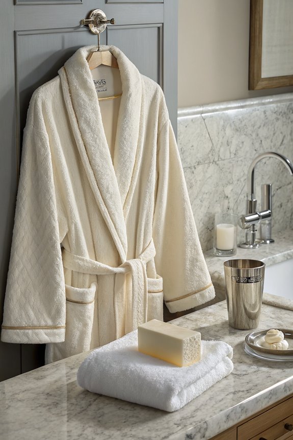 luxurious soft cozy bathrobes