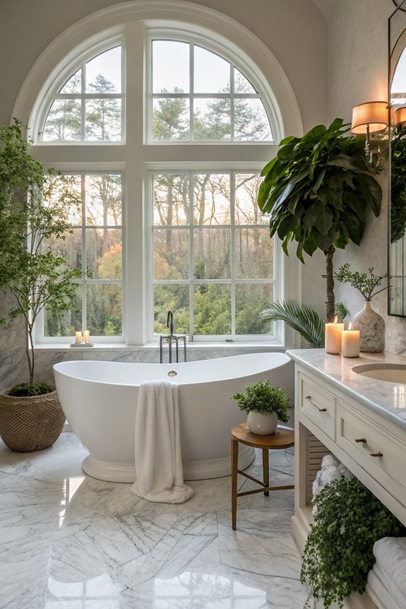 luxurious spa like soaking experience