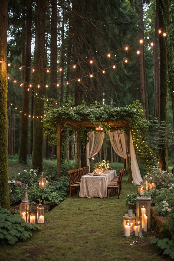 magical woodland backyard transformation