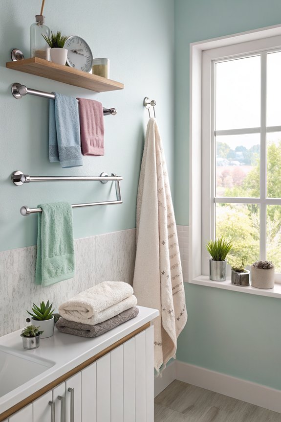 maximize bathroom vertical space