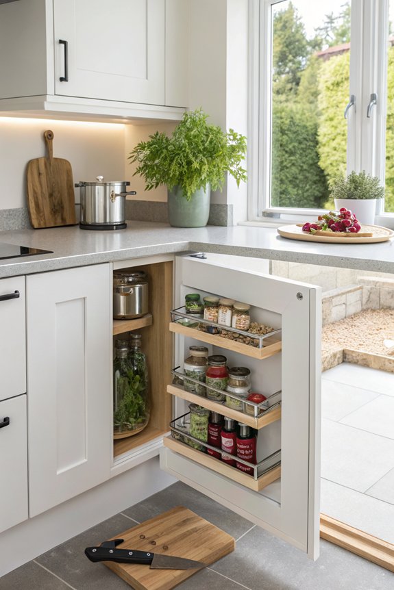 maximize corner cabinet functionality