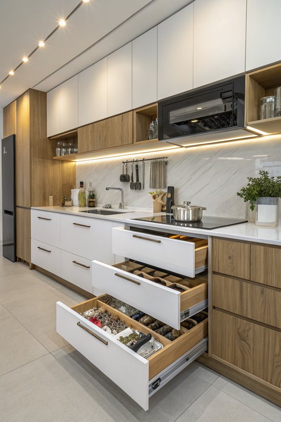maximize kitchen storage accessibility