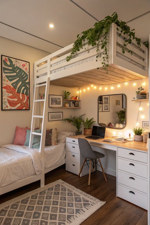 maximize small bedroom space