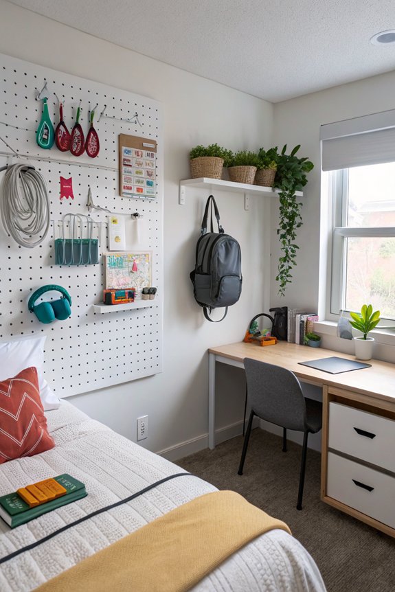 maximize space with hooks