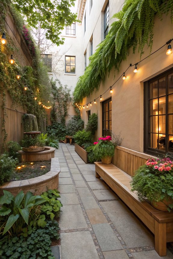 maximize space with planters