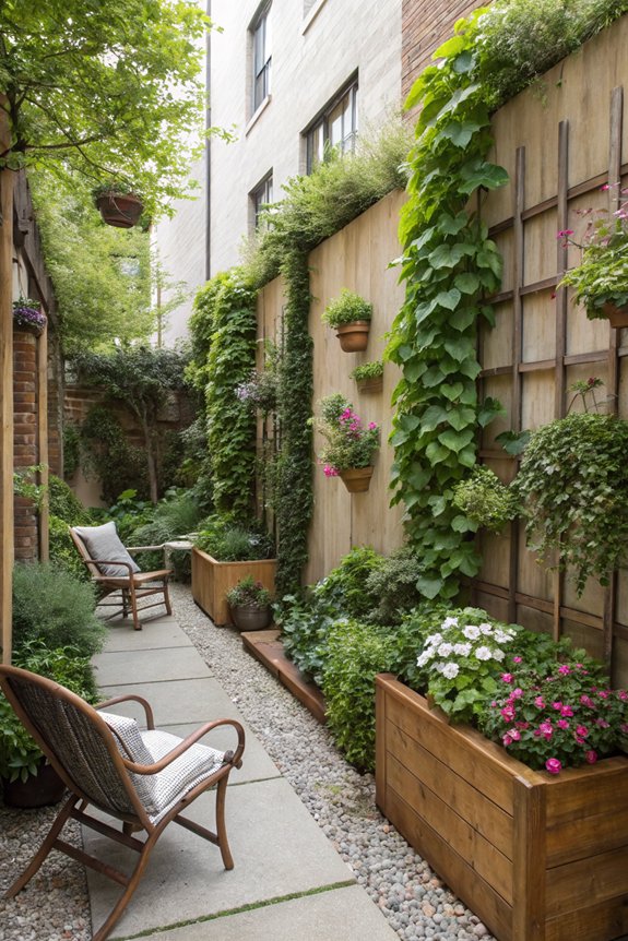 maximize space with vertical gardens