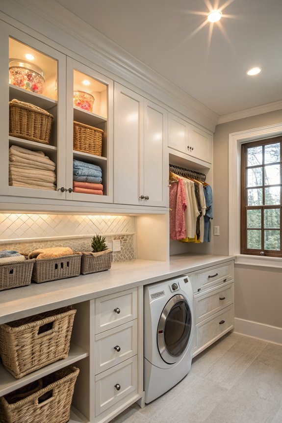 maximize storage with cabinets