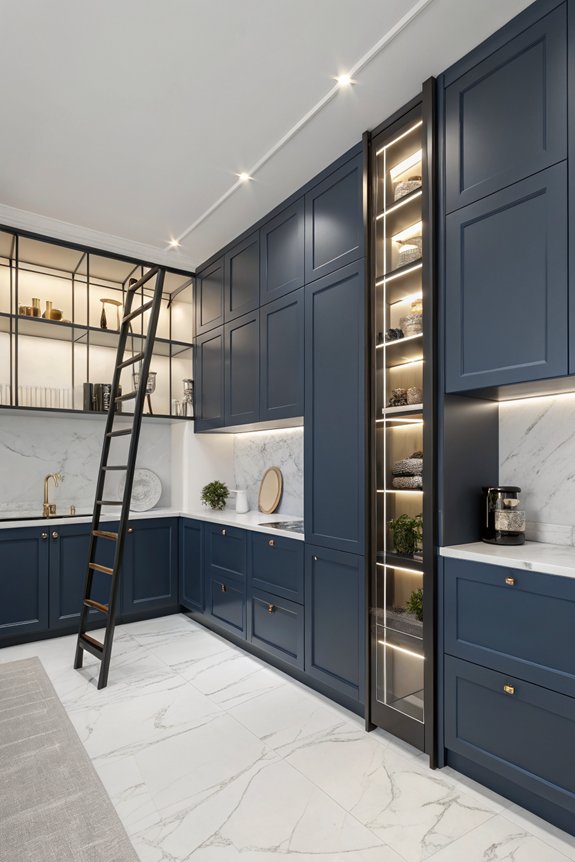 maximize vertical kitchen storage