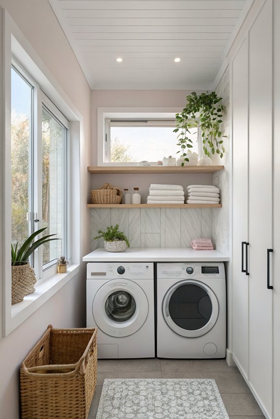 minimalist laundry room design