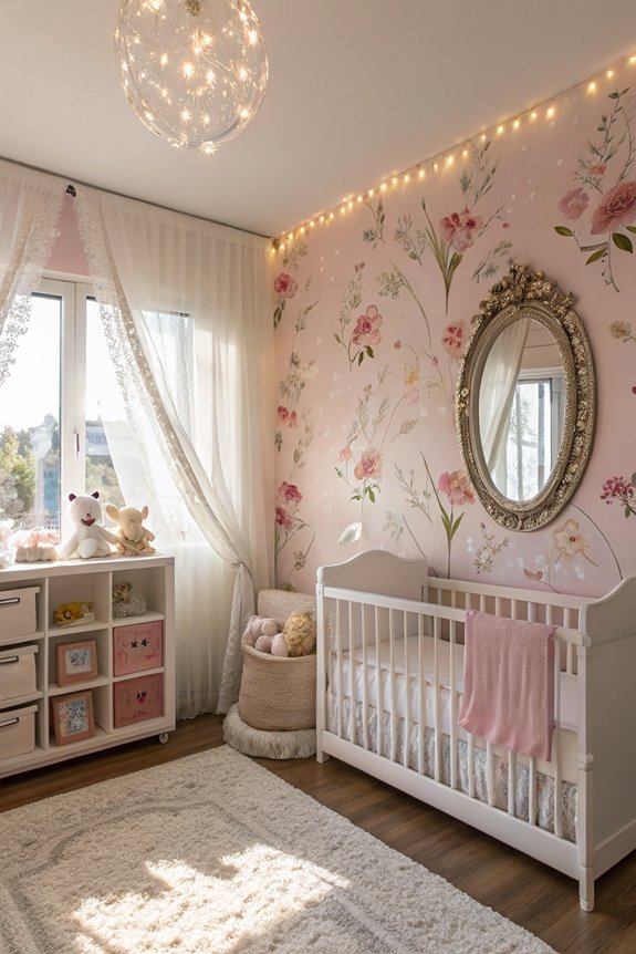 mirrors enhance nursery ambiance