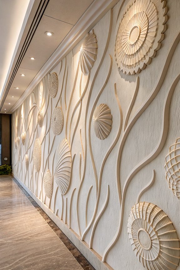 mixed media plaster art