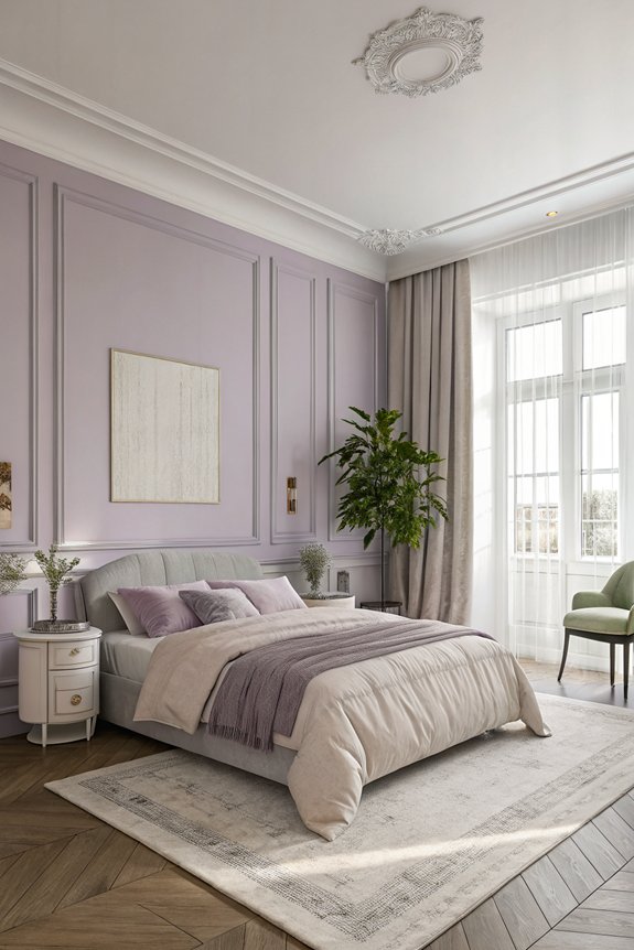 monochromatic bedroom color scheme