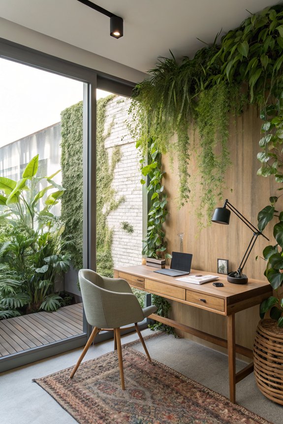 natural elements enhance workspace
