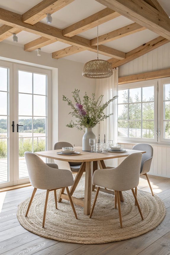 natural light dining ambiance