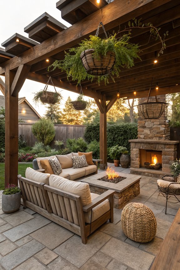 natural materials and coziness