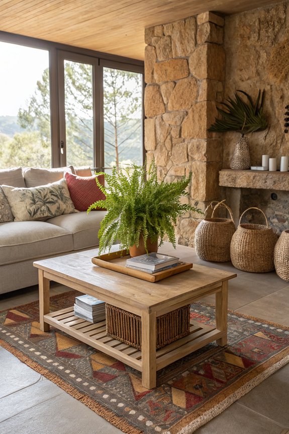 natural warmth through wood
