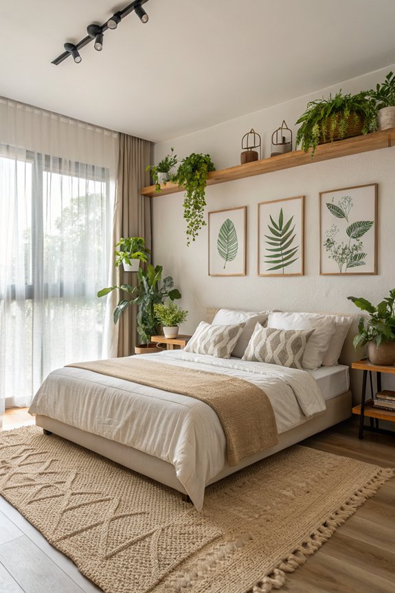 nature inspired calming decor