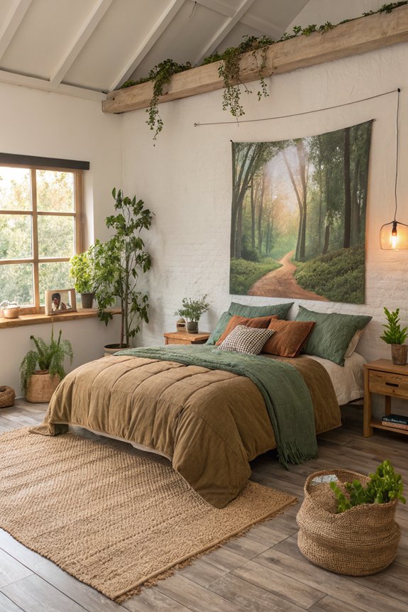 nature inspired earthy artwork