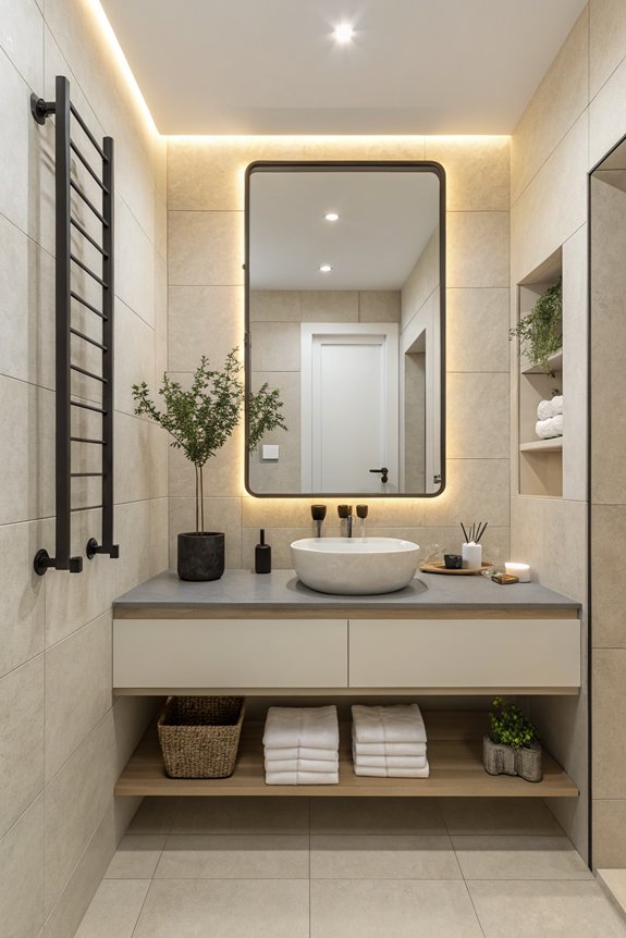 neutral colors enhance spaciousness