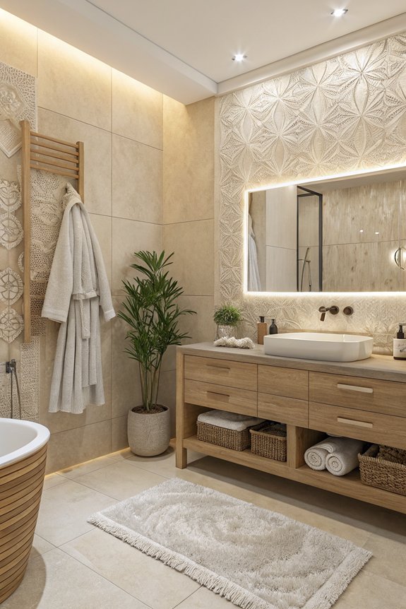 neutral linens enhance tranquility