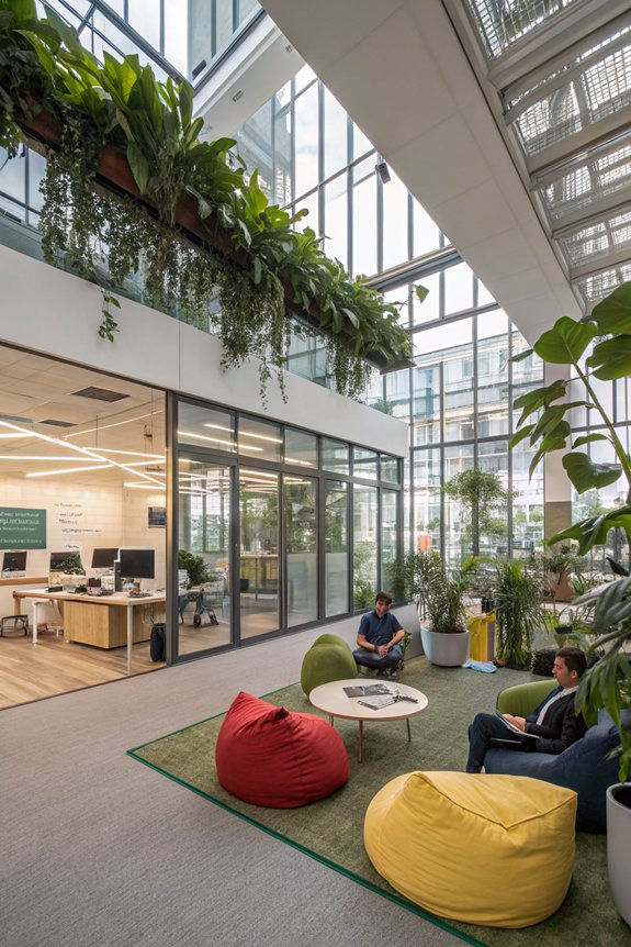 open concept fosters collaboration