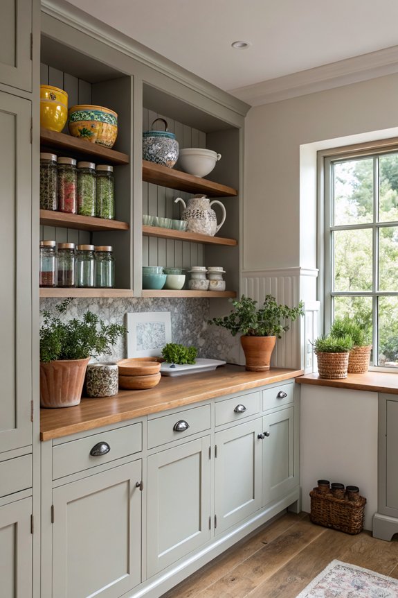 open vs closed cabinets