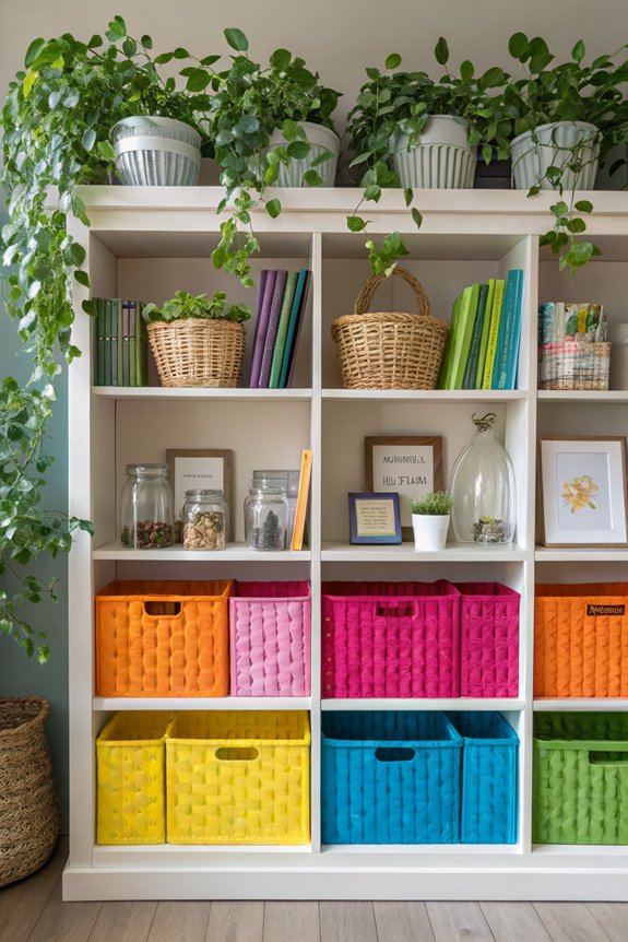 organized bookshelf for accessibility