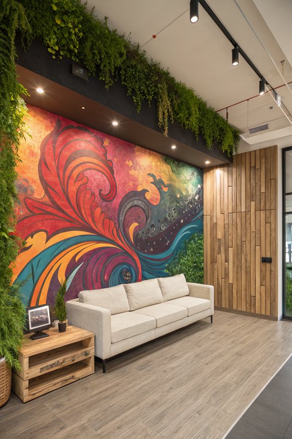 oversized art transforms spaces