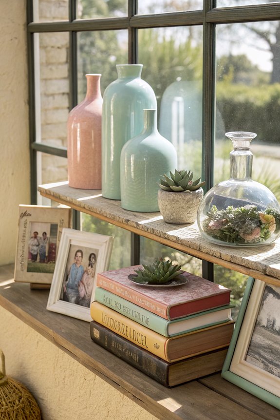 personalize shelves with photos
