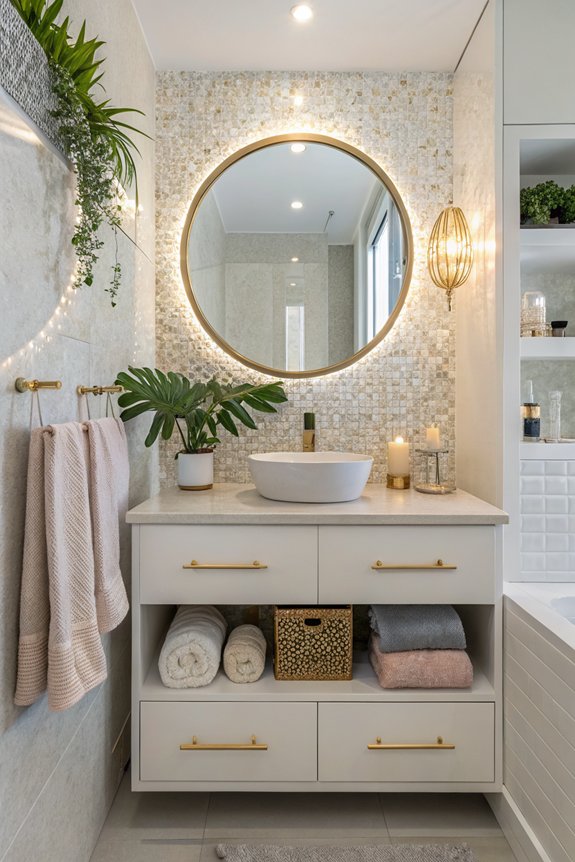 personalize small bathroom decor