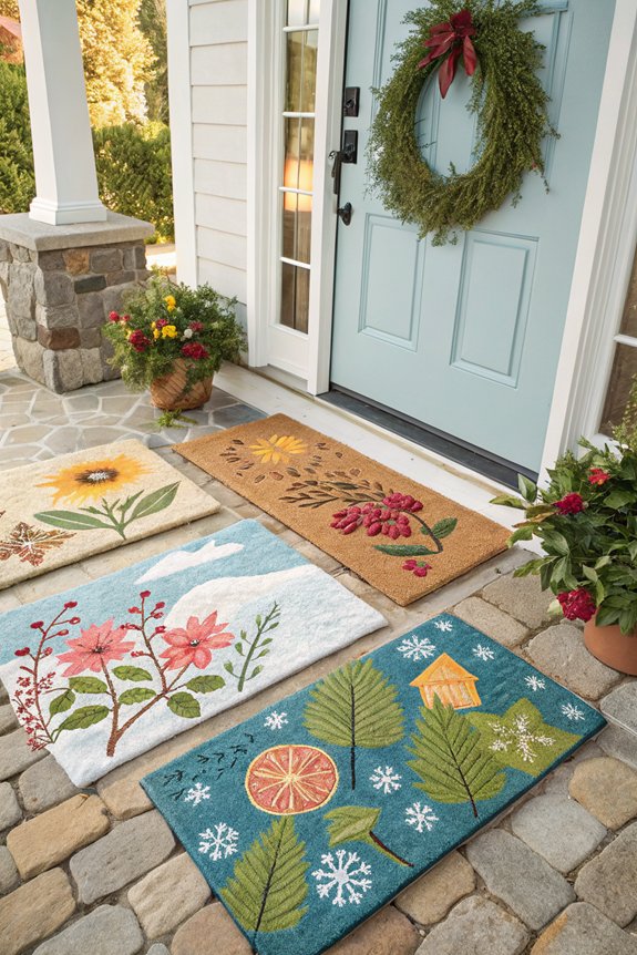 personalized welcome entryway mats