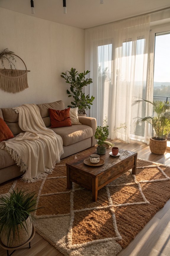plush rugs enhance comfort
