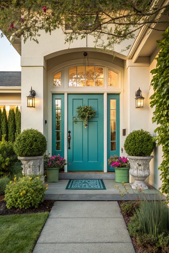polished and inviting entryway