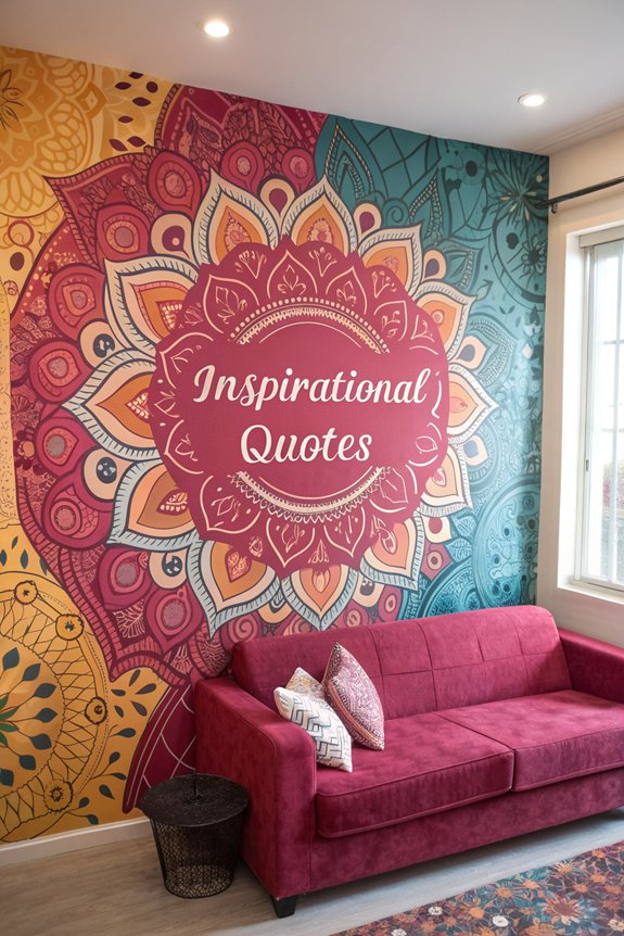 quotes enhance mural impact