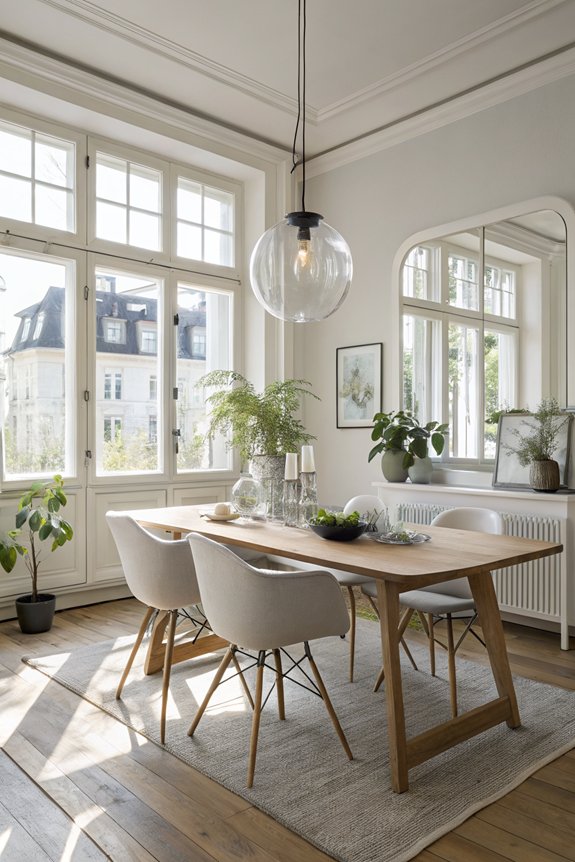 reflective mirrors enhance spaces