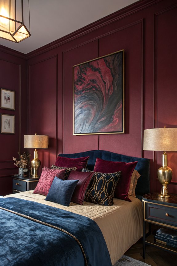 romantic dark artwork accents