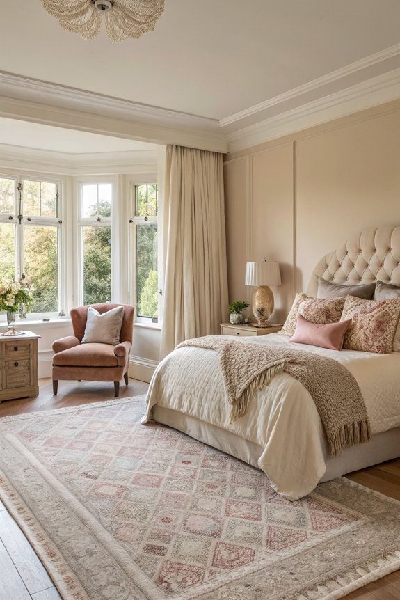 rugs define cozy spaces