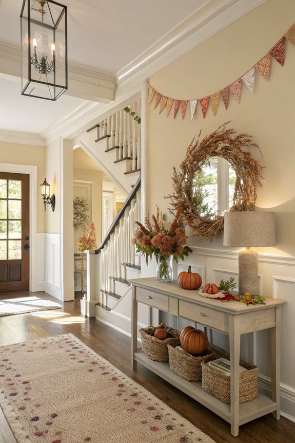 seasonal hallway decor updates