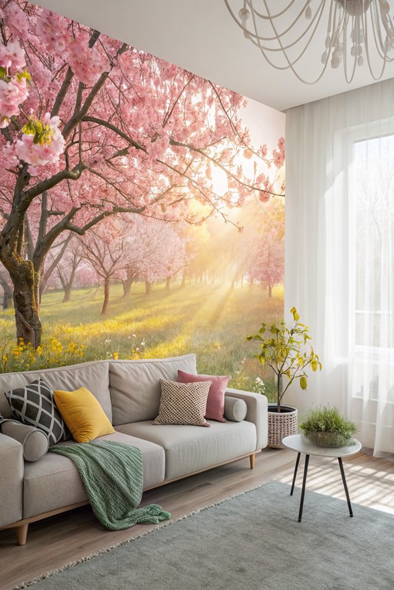 seasonal mural decor updates
