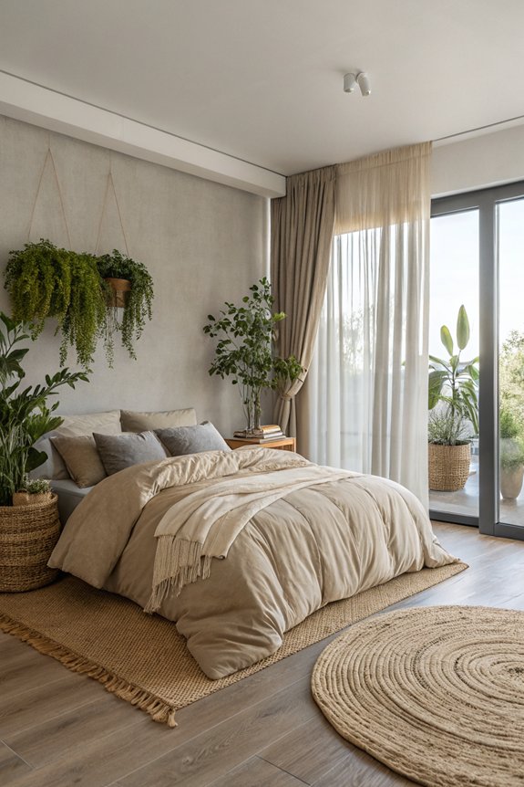 serene indoor plant oasis