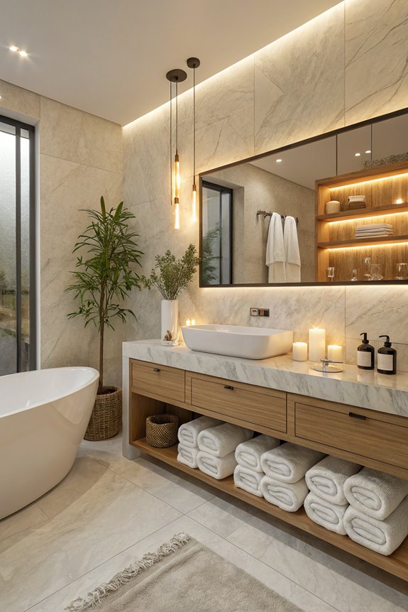 serene soft lighting oasis