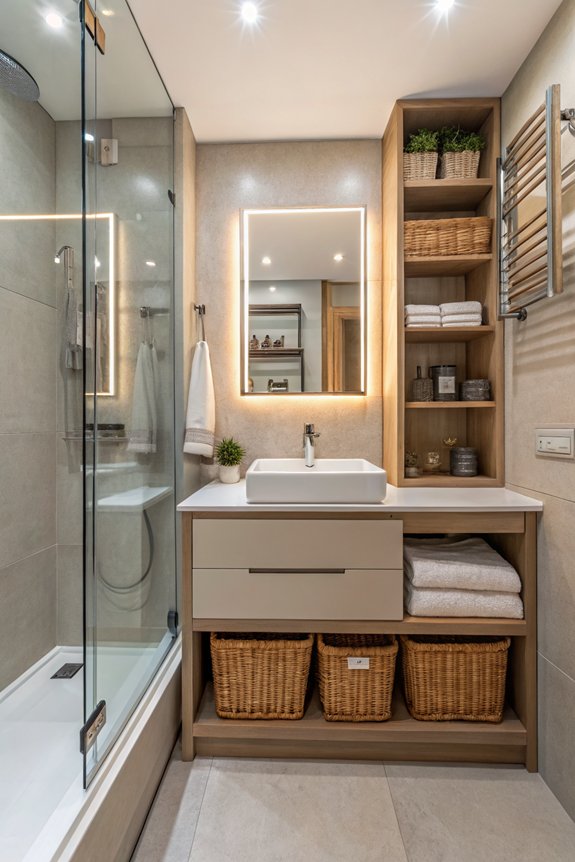small bathroom organization challenges