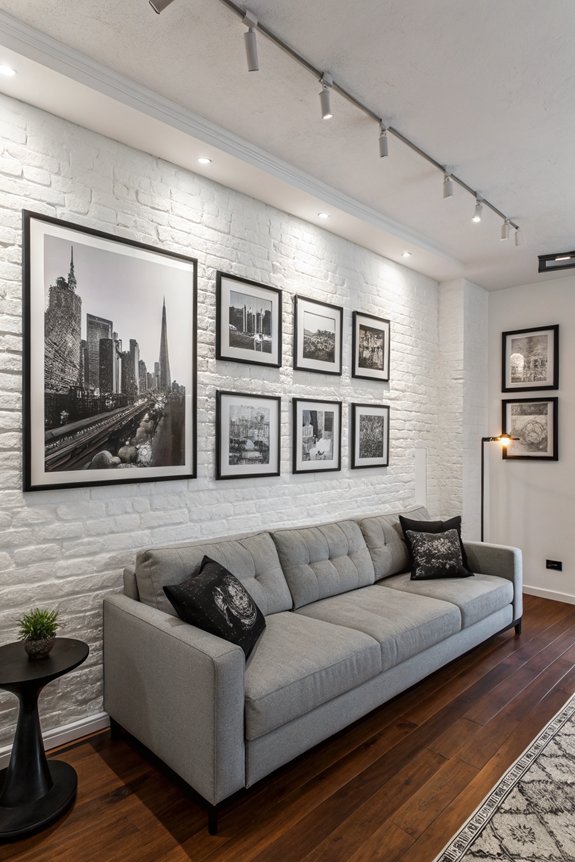 sophisticated black and white decor
